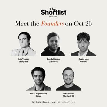 Cover Image for The Shortlist: October Founder Showcase
