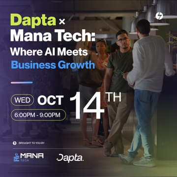 Cover Image for Dapta x Mana Tech: Where AI meets Business Growth