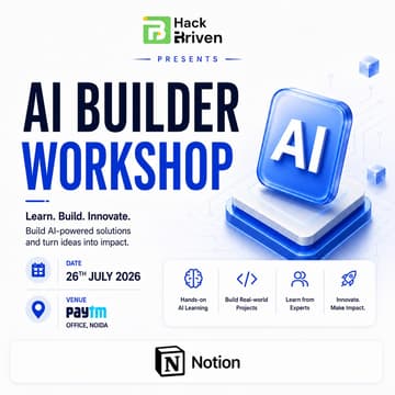 Cover Image for AI BUILDER WORKSHOP