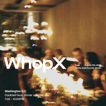 Cover Image for WhopX: Supper Club @ Nobu, Washington DC