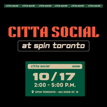 Cover Image for CITTA Social at Spin