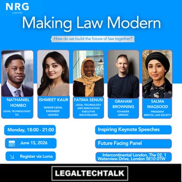 Cover Image for Making Law Modern with NRG Lawyers