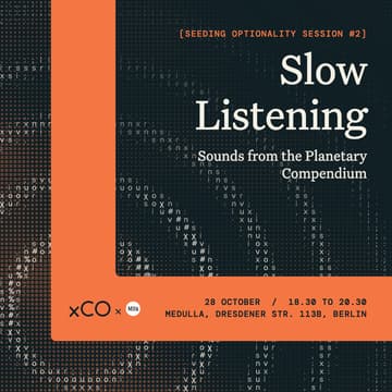 Cover Image for Slow Listening: Sounds from the Planetary Compendium