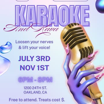 Cover Image for Kava & Karaoke & Spoken Word Poetry