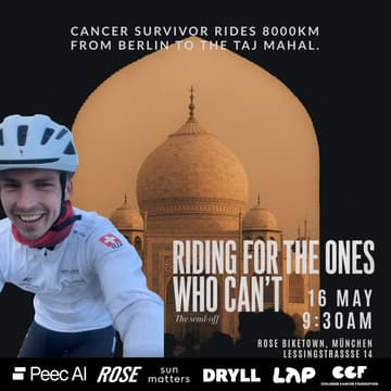 Cover Image for The Send-Off Munich – A Cancer Survivor Rides 8000km to the Taj Mahal