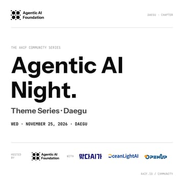 Cover Image for AAIF Daegu: Agentic AI Night