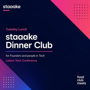 Cover Image for staaake Side Event: Tuesday Tech/AI Lunch staaake Dinner Club