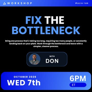 Cover Image for ACRE Lab: Fix the Bottleneck