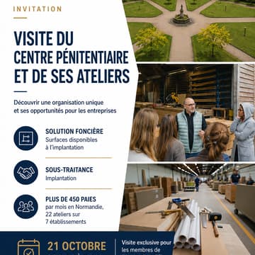 Cover Image for Visite du Centre Pénitentiaire de CAEN et ses ateliers