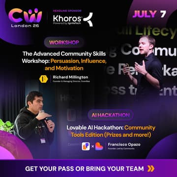 Cover Image for London Community Week 2026 Day 1: Workshop + AI Hackathon