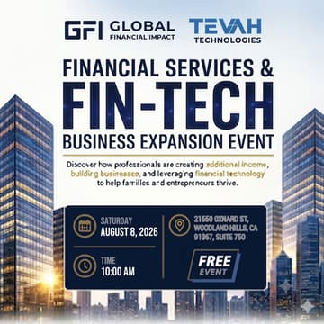 Cover Image for FIn-Tech Business expansion event (Lunch provided)