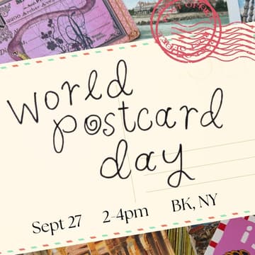 Cover Image for Tiny Art Club x World Postcard Day: international postcard swap