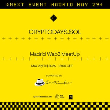 Cover Image for CryptoDays by La Familia - Madrid Web3 Meetup