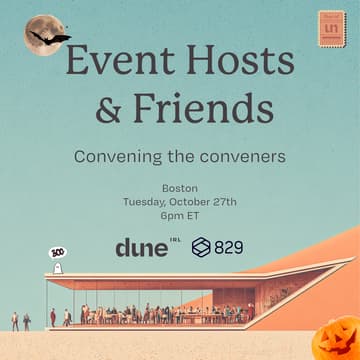 Cover Image for Event Hosts & Friends | 005