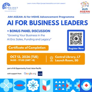 Cover Image for AI for Business Leaders – AIM ASEAN Certification