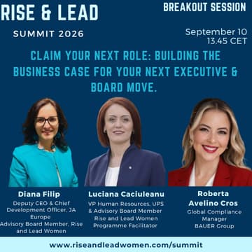 Cover Image for Breakout Session 4 : Claim Your Next Role: Building the Business Case for Your Next Executive & Board Move.