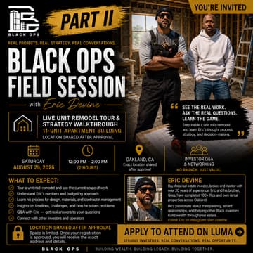 Cover Image for BlackOps Field Session Part II: Inside the Remodel with Eric Devine