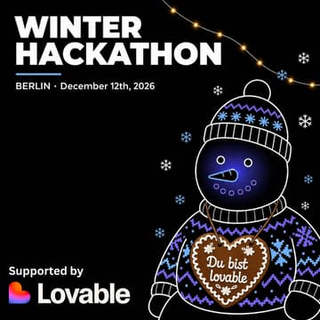 Cover Image for Winter Hackathon (supported by Lovable)