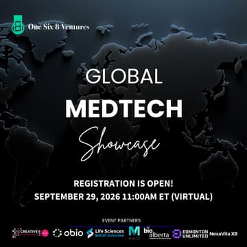 Cover Image for One Six 8 Ventures' Global MedTech Showcase