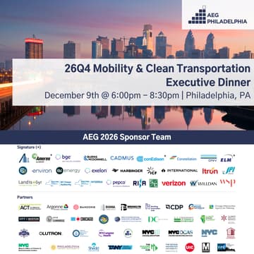 Cover Image for 26Q4 Philadelphia Executive Dinner: Mobility & Clean Transportation
