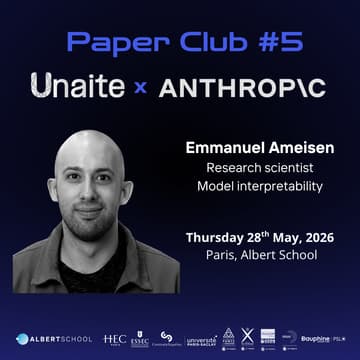 Cover Image for Paper Club #5 : Emmanuel Ameisen - Anthropic