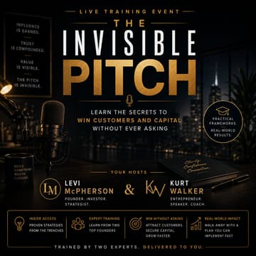 Cover Image for The Invisible Pitch w/ Levi McPherson @ Tech Alley Vegas