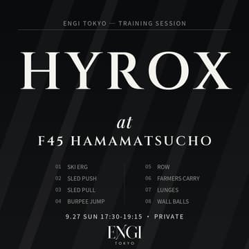 Cover Image for HYROX SESSION vol.1 - F45浜松町