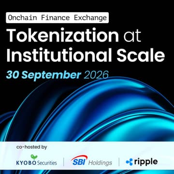 Cover Image for [Kyobo x SBI Holdings x Ripple] Onchain Finance Exchange: Tokenization at Institutional Scale
