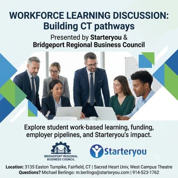 Cover Image for Workforce Learning Discussion: Building Employer-School Pathways in CT