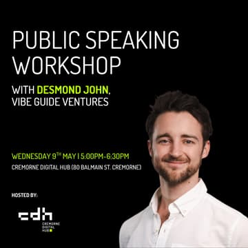 Cover Image for Public Speaking Workshop: with Desmond John