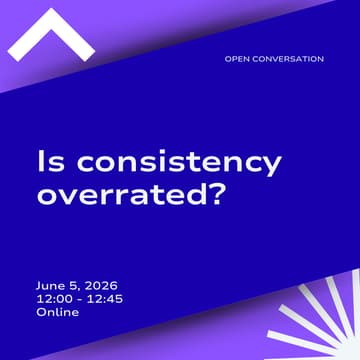 Cover Image for UPWARD Conversation: Consistency