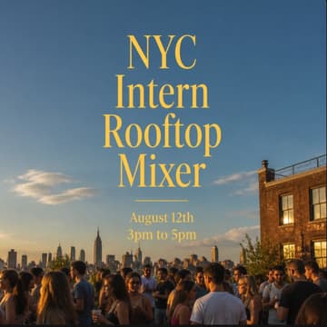 Cover Image for NYC Intern Rooftop Mixer