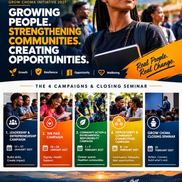 Cover Image for THE GROW CHOMA INITIATIVE