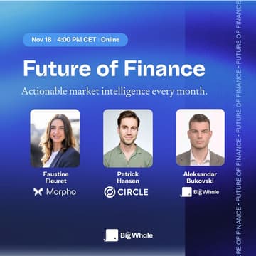 Cover Image for Future of Finance #7 - Online Event