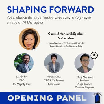 Cover Image for Youth, Creativity & Agency in an Age of AI Disruption: A Dialogue with 2M Sim Ann & Industry Leaders