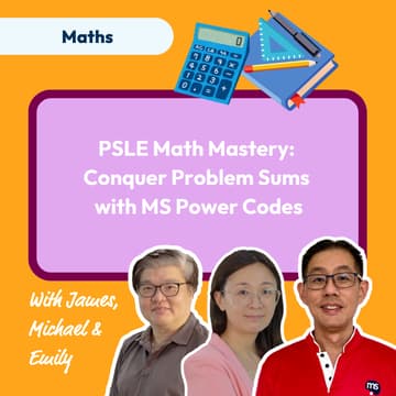 Cover Image for Mind Stretcher PSLE Math Mastery Workshop: Conquer Problem Sums with MS Power Codes (by Head of Mathematics James Wong)