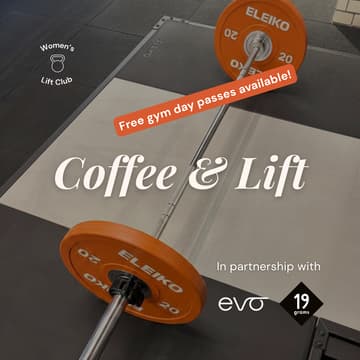 Cover Image for Coffee & Lift Saturdays #13 — Women+ Gym Meetup