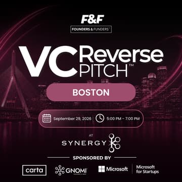 Cover Image for Founders & Funders: BOS VC Reverse Pitch
