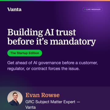 Cover Image for Building AI Trust Before It Becomes Mandatory - The Startup Edition