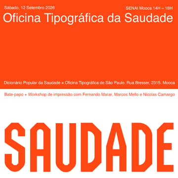 Cover Image for Oficina Tipográfica da Saudade