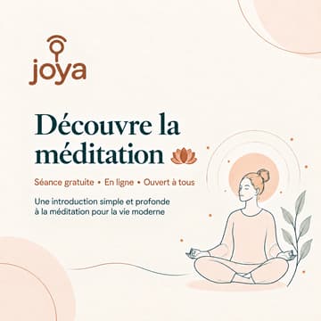 Cover Image for Découvre la méditation 🪷 | Gratuit | Joya