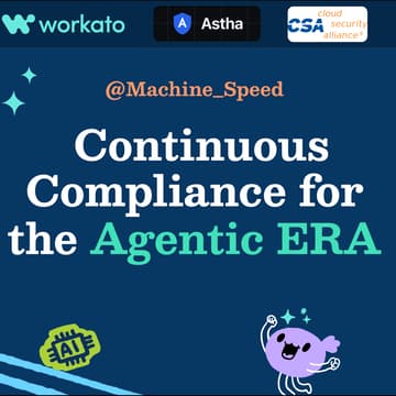 Cover Image for @Machine Speed: Continuous Compliance for the Agentic Era