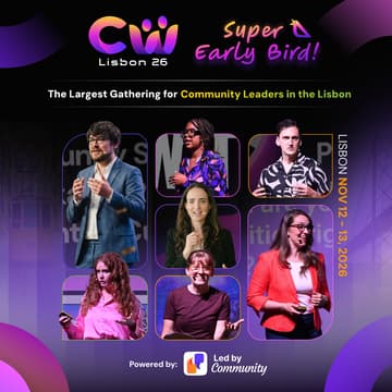 Cover Image for Lisbon Community Week 2026 (Nov 13th - 14th, 2026)