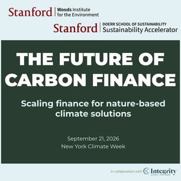 Cover Image for The Future of Carbon Finance: Scaling Finance for Nature-based Climate Solutions