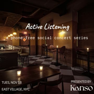 Cover Image for Active Listening: A Phone-Free Concert Series (NYC)