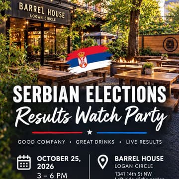 Cover Image for Serbian Elections Results Watch Party