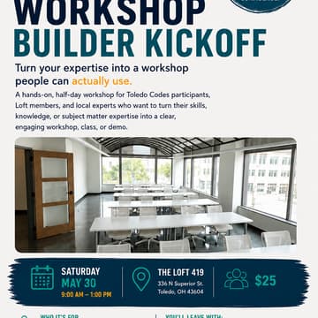 Cover Image for Workshop Builder Kickoff