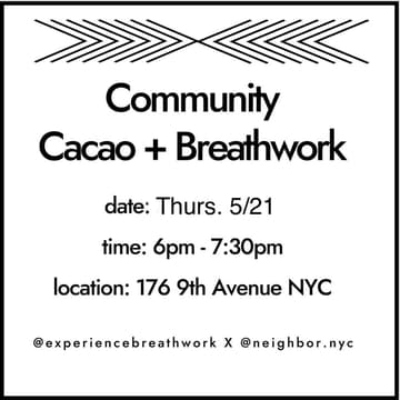 Cover Image for Community Cacao + Breathwork