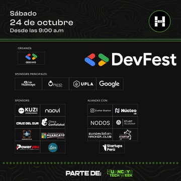 Cover Image for Huancayo Tech Fest + DevFest