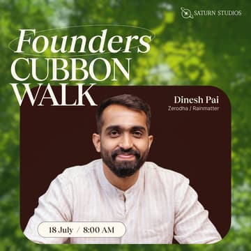 Cover Image for Founders Cubbon Walk (with Dinesh Pai)